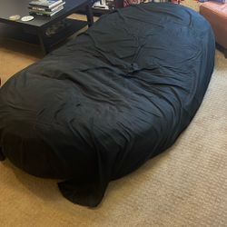 Black Large Full Body Bean Bag