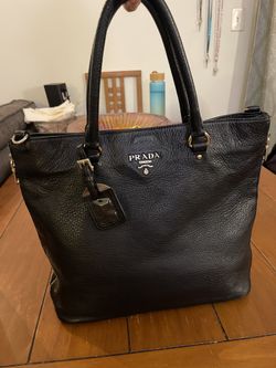 Prada Leather handbag/crossed Body Bag