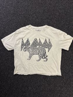Def Leppard Graphic Crop T-Shirt
