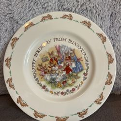 Royal Doulton Collector Bone China Bunnykins Birthday Plate