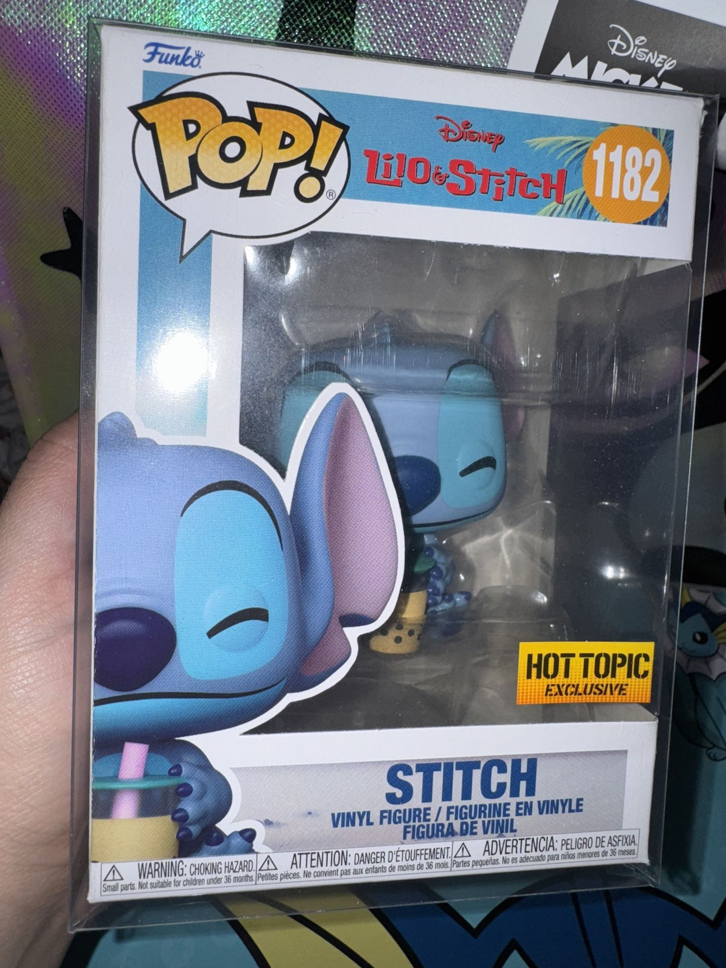 Disney Stitch Drinking Boba Funko Pop