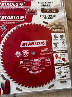 Blades 10” de 60 y 80 dientes marca Diablo