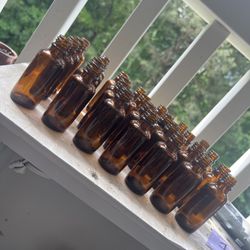 1oz Amber Glass Bottles 