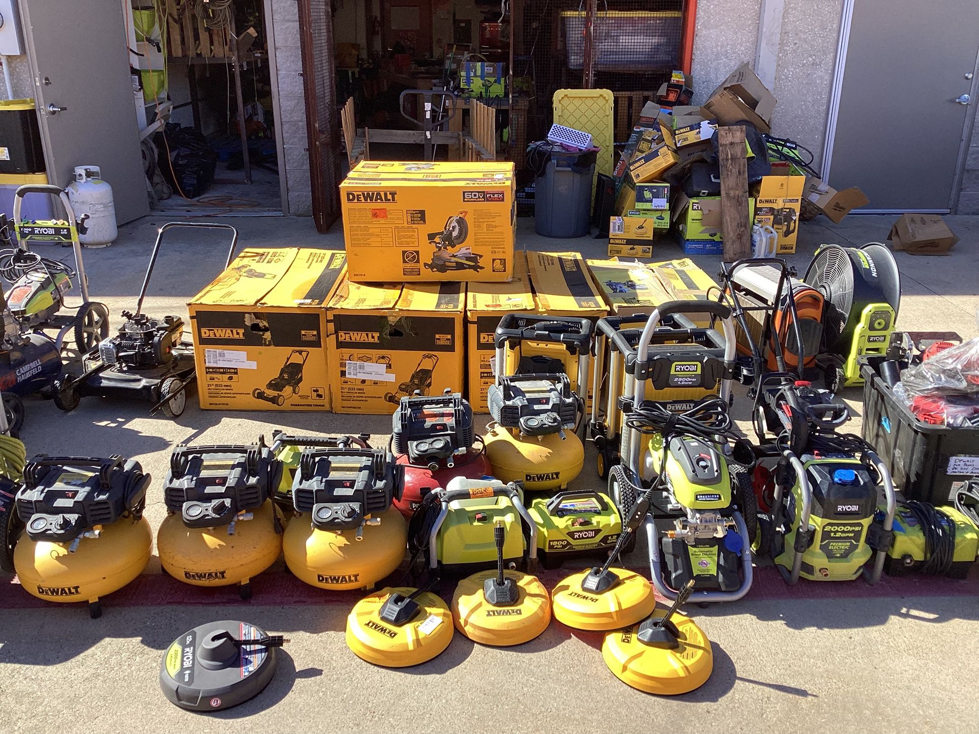 💥HUGE Damaged/Not Working Power Tools & Lawn Equipment Lot! Selling For Parts Or To Repair!-$1,620!💥