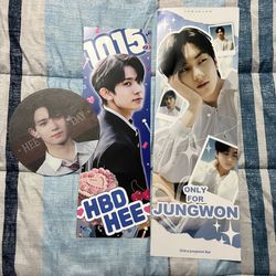 Heeseung's Birthday and Jungwon's slogan Banner
