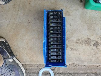 Square D Type Q O Single Pole 15 Amp Breakers