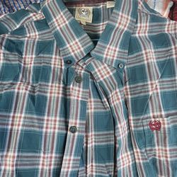 CINCH SHORT SLEEVE BUTTON DOWN SHIRT SZ XL