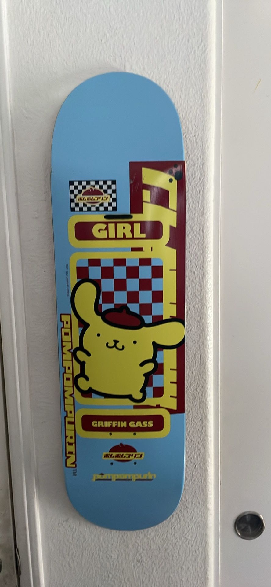 Pompompurin Hello Kitty Girl Skateboard