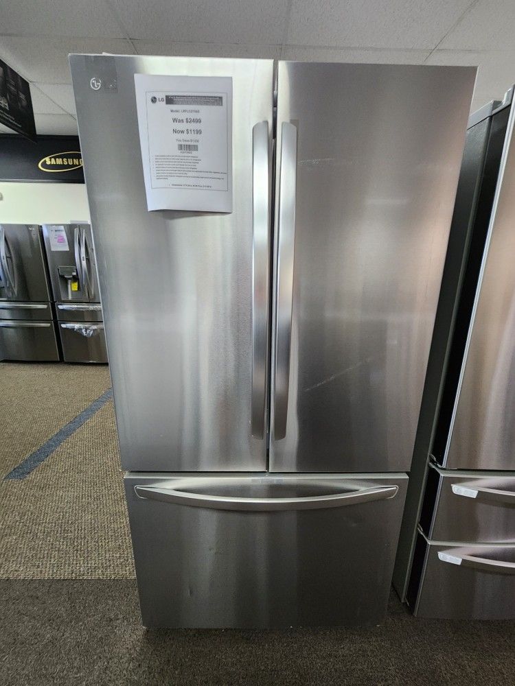LG 27CF REFRIGERATOR 1199! 1 YEAR WARRANTY INCLUDED!
