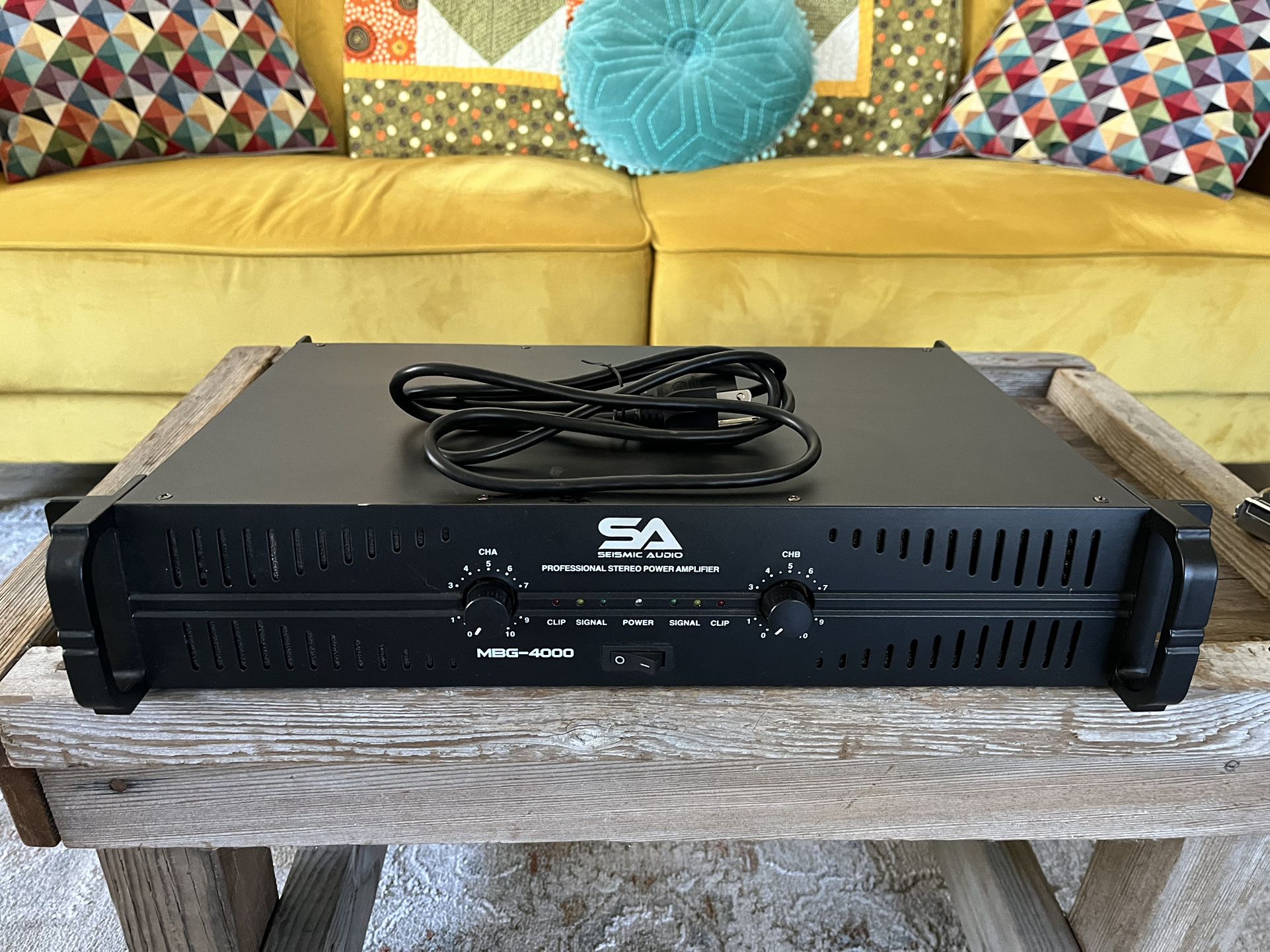 Seismic Audio MGB-4000 Amplifier Tested