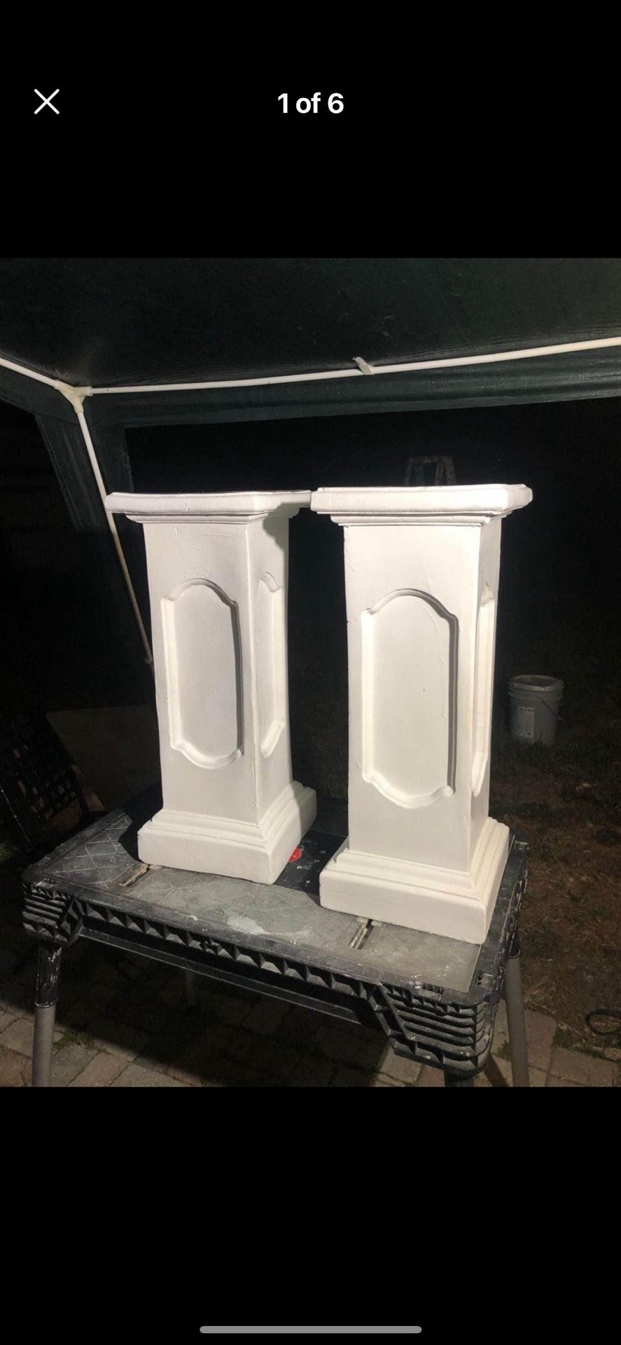 2 Pillars 28" high