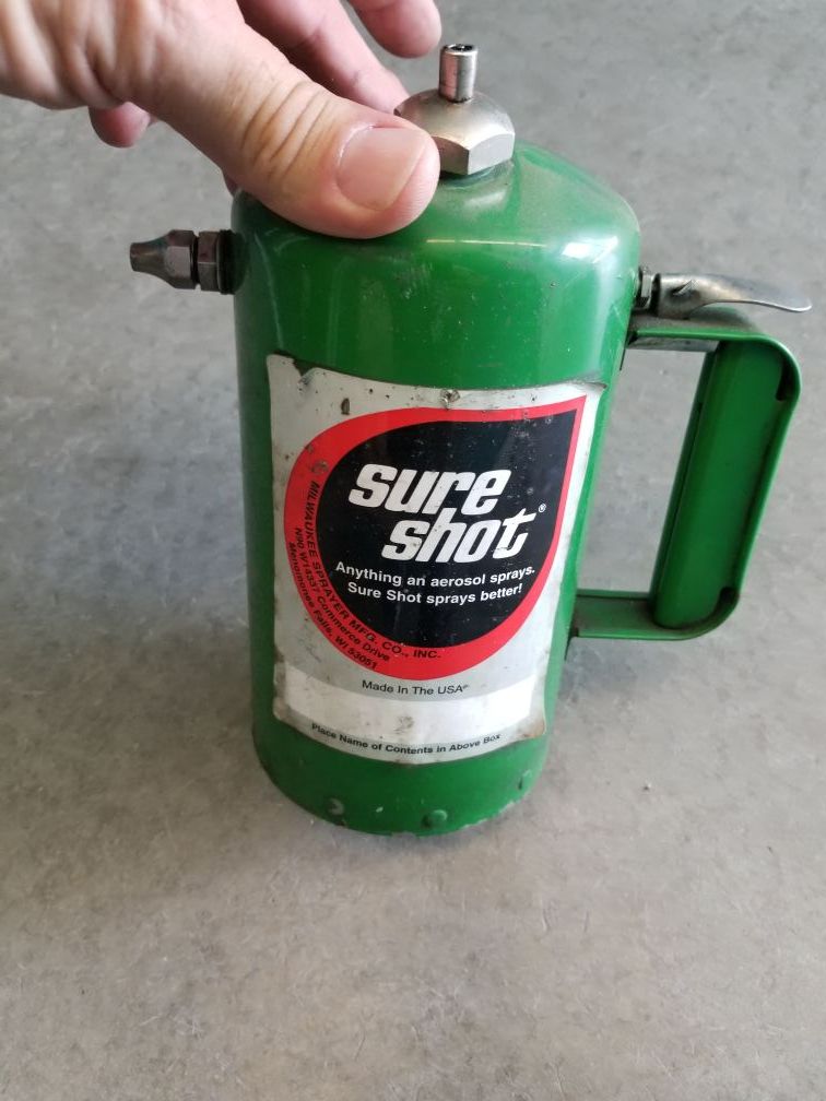 Sure shit sprayer