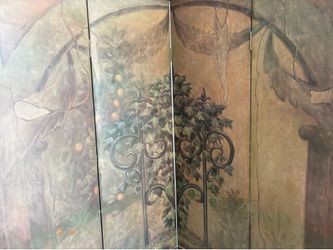 4 panel folding room divider