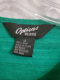 Green 2 Piece  Raw  SILK Suite