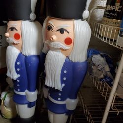 2-Toy Soldiers/ Blowmold/ Vintage