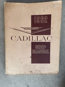 1962 Cadillac Factory Repair Manual