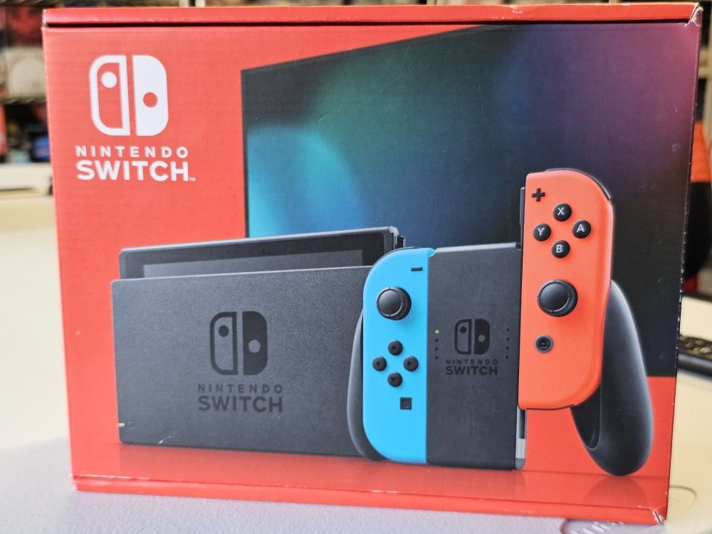 Nintendo Switch 32GB Handheld Console - Neon Red/Neon Blue