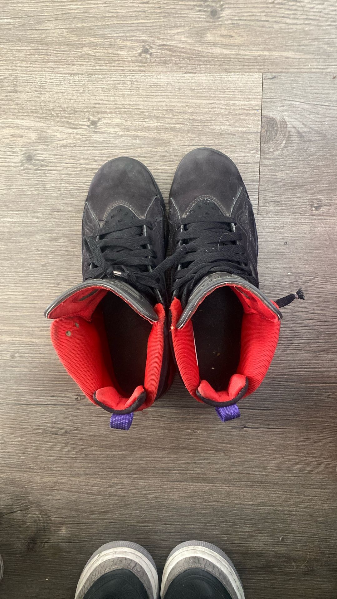 Jordan 6 MVP 678 Raptors(5.5) And Jordan 3 Black Cement(6)