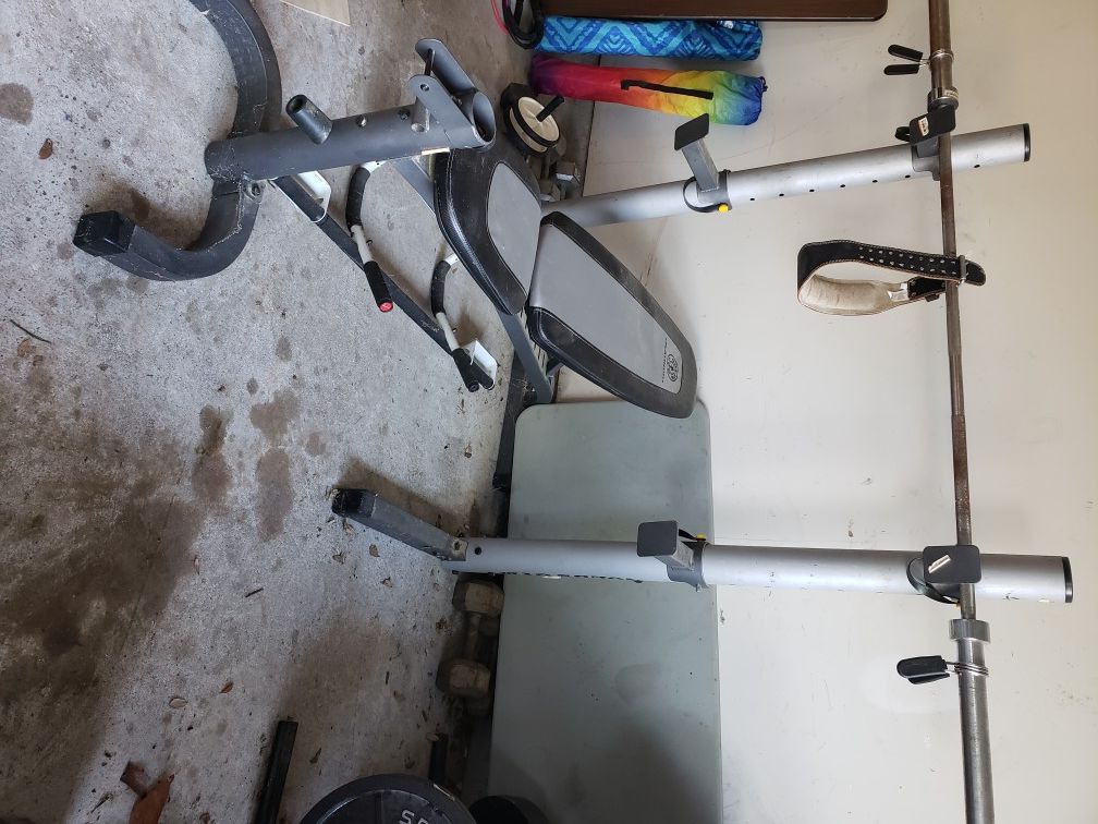 Gold's Gym Bench Press/Squat Set
