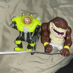 Street Sharks. Slamu And Dr. Paranoid 