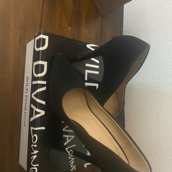 Black Heels Size 7.5 