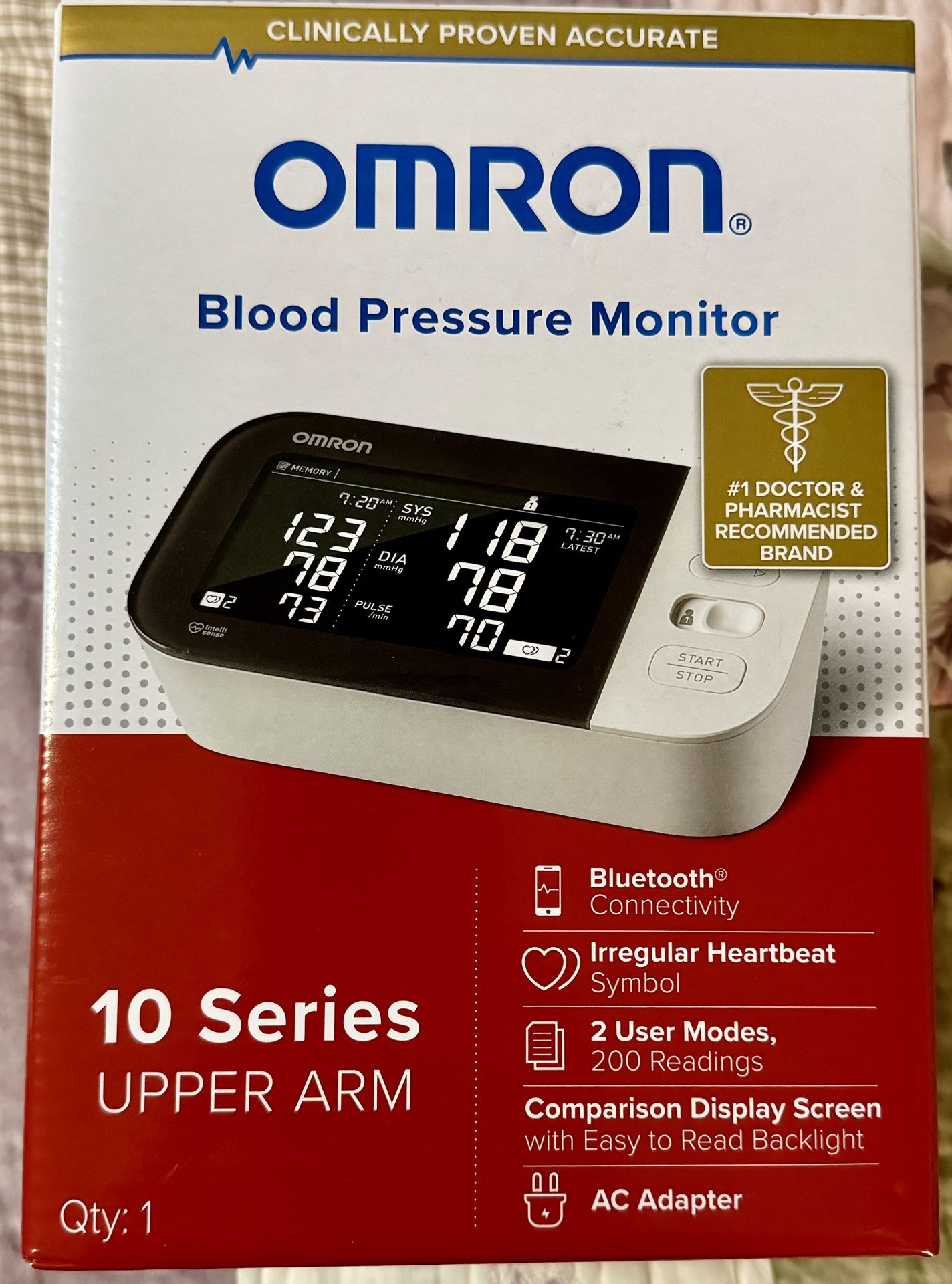 Omron Blood pressure Monitor- Brand New