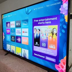 SMART  TV  SHARP  AQUOS  58"  ROKU   4K  LED  HDR   DOLBY   VISION  FULL  UHD  2160p📺🛑 ( NEGOTIABLE )🛑🛑  DELIVERY  AVAILABLE1📺🛑