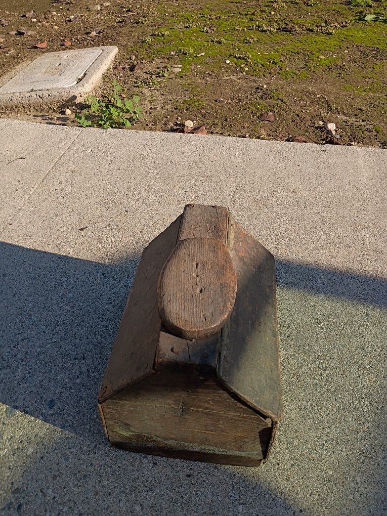 Have A Nice Antique Homemade Shoe Shine Box Art Deco