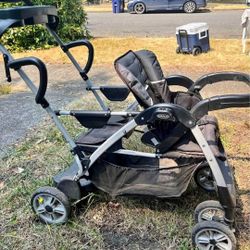 Sit And Stand Double Stroller