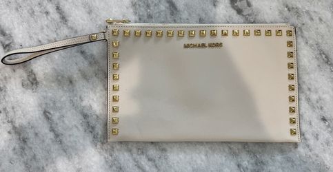 Michael Kors Gold Studded Wristlet