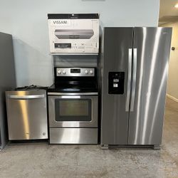 Complete Kitchen Appliance Package – Stainless Steel 