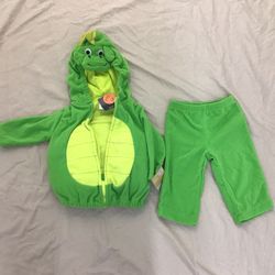 NWT Carter’s Halloween Green Dragon Costume Warm Jacket Pants 6-9m