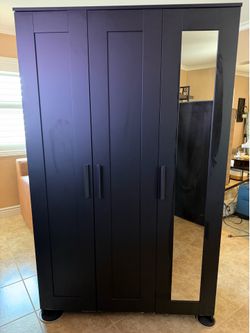 Black large Closet from IKEA( Have a second on for sale if interested in Both)