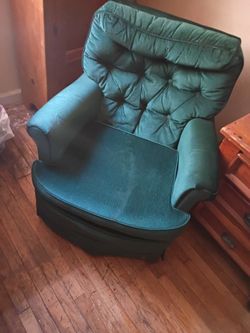 Green Chair Cushion Good Condition 