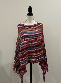 Handmade Bohemian Knitted Poncho
