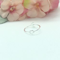 Moon and Star Ring | Size 7&8