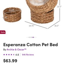 Two Round Cat Beds
