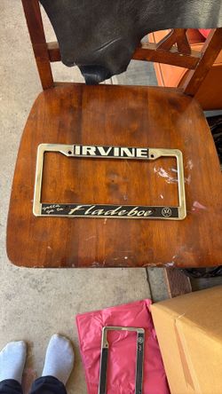 Vintage License Plate Frame