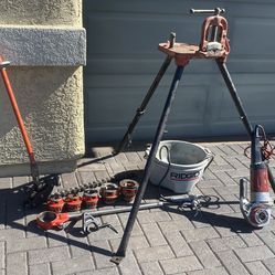 RIDGID pipe treading tools and dies