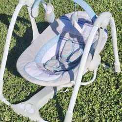 INGENUITY SWING N GO PORTABLE BABY SWING WITH MUSIC