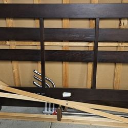 USED Ethan Allen Queen Size Bed Frame Canyon Finished