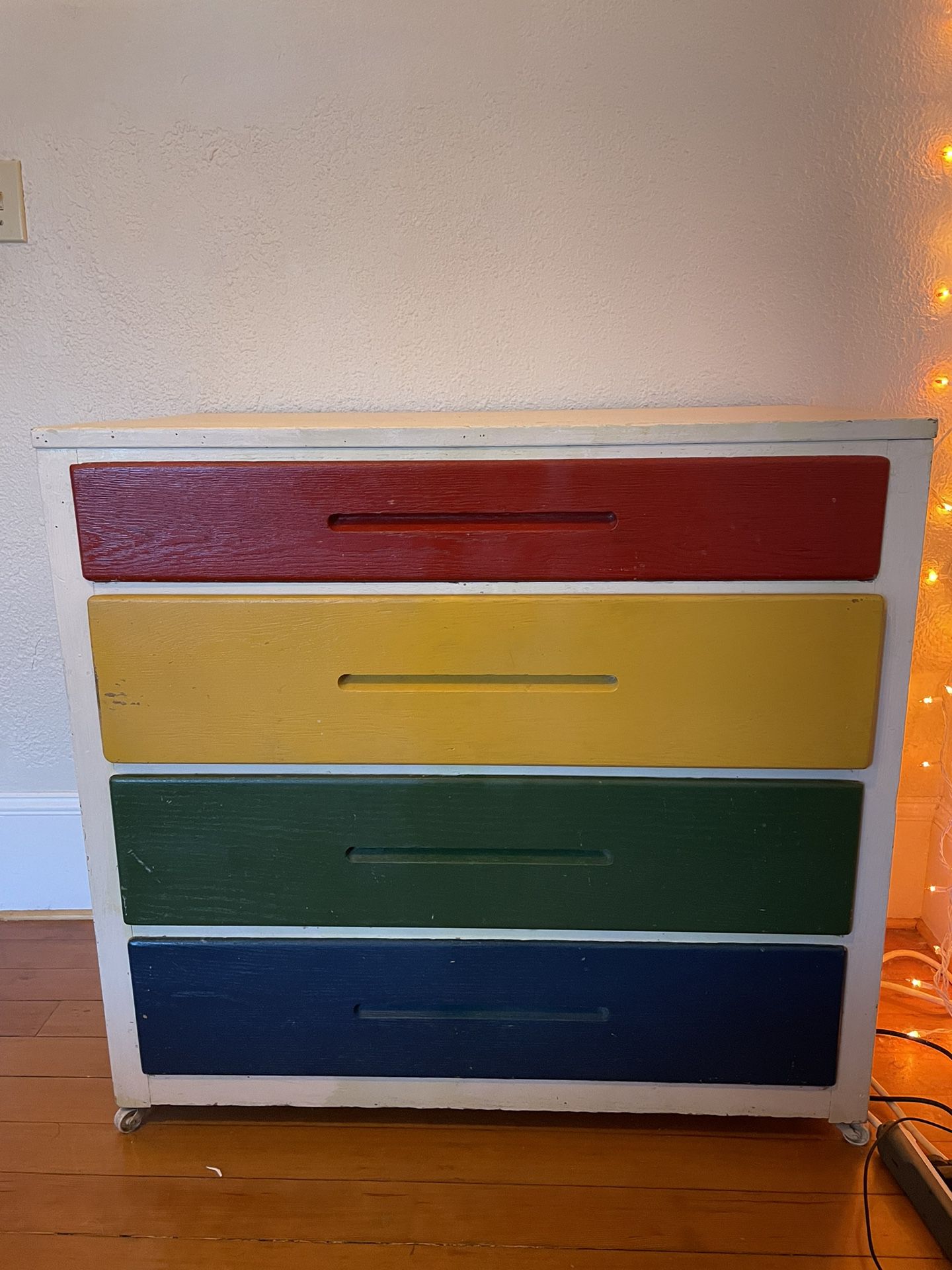 Colorful Wooden Dresser 
