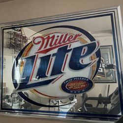 Vintage Miller Lite Mirror