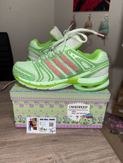 Size 9 - UNheardof x Adidas Adistar Control 5 Piggy Runner 2.0 Cupcake Green