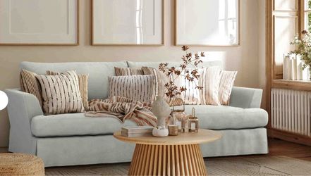 Arhaus Emory Slipcovered Sofa 94" long x43" deep