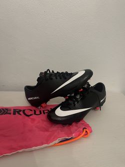 Nike Mercurial Vapor 9 SG Black/red SG Soccer Cleats US Size 9.5