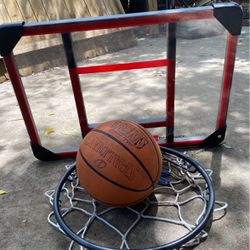 Basketball Hoop With All Star Basketball Indoor/ Outdoor 
