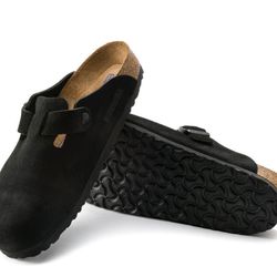 Birkenstock Black Soft Footbed Clog