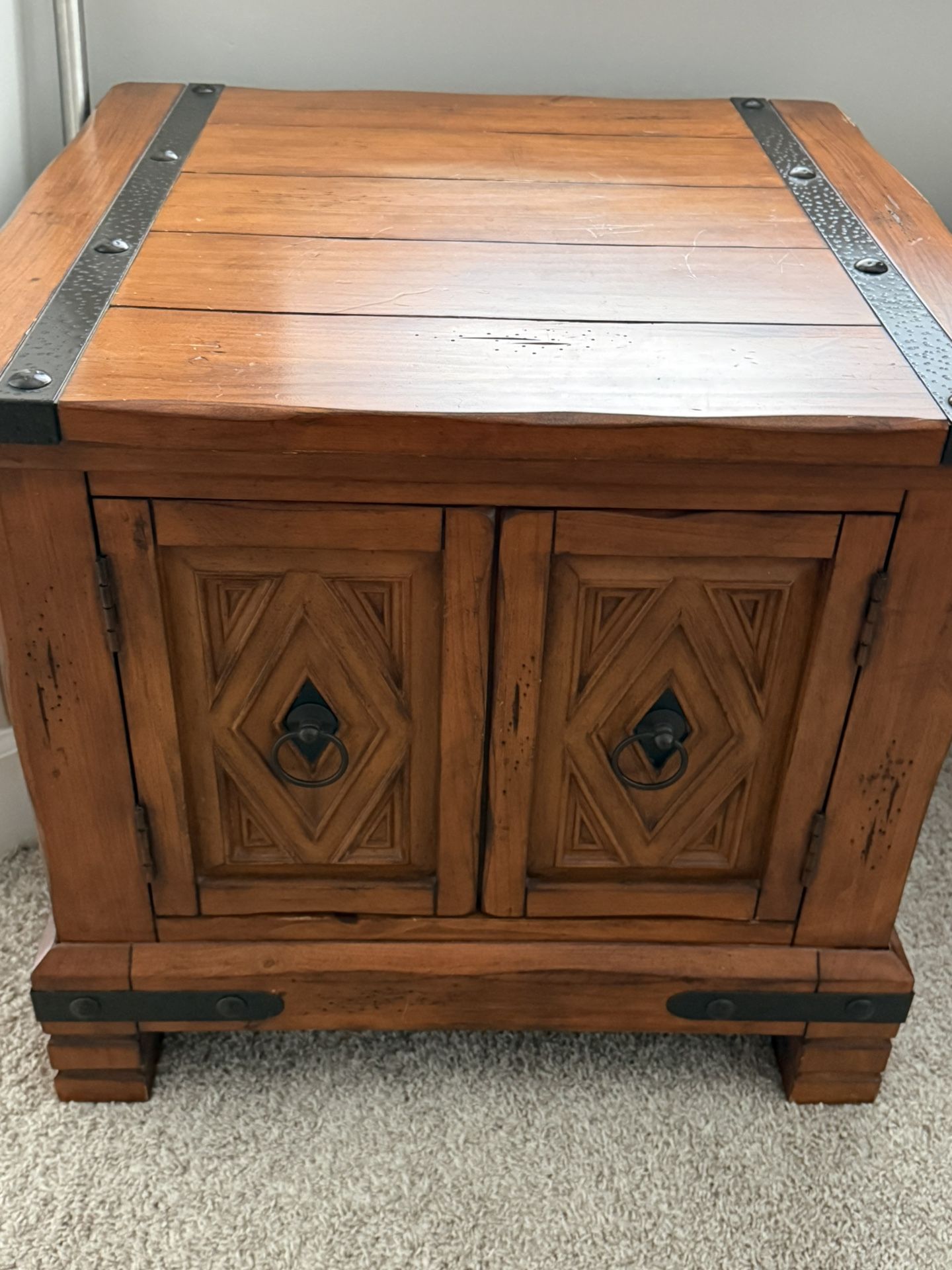 Wood side tables And Console table
