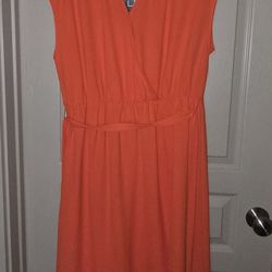 Bright orange dress size XL